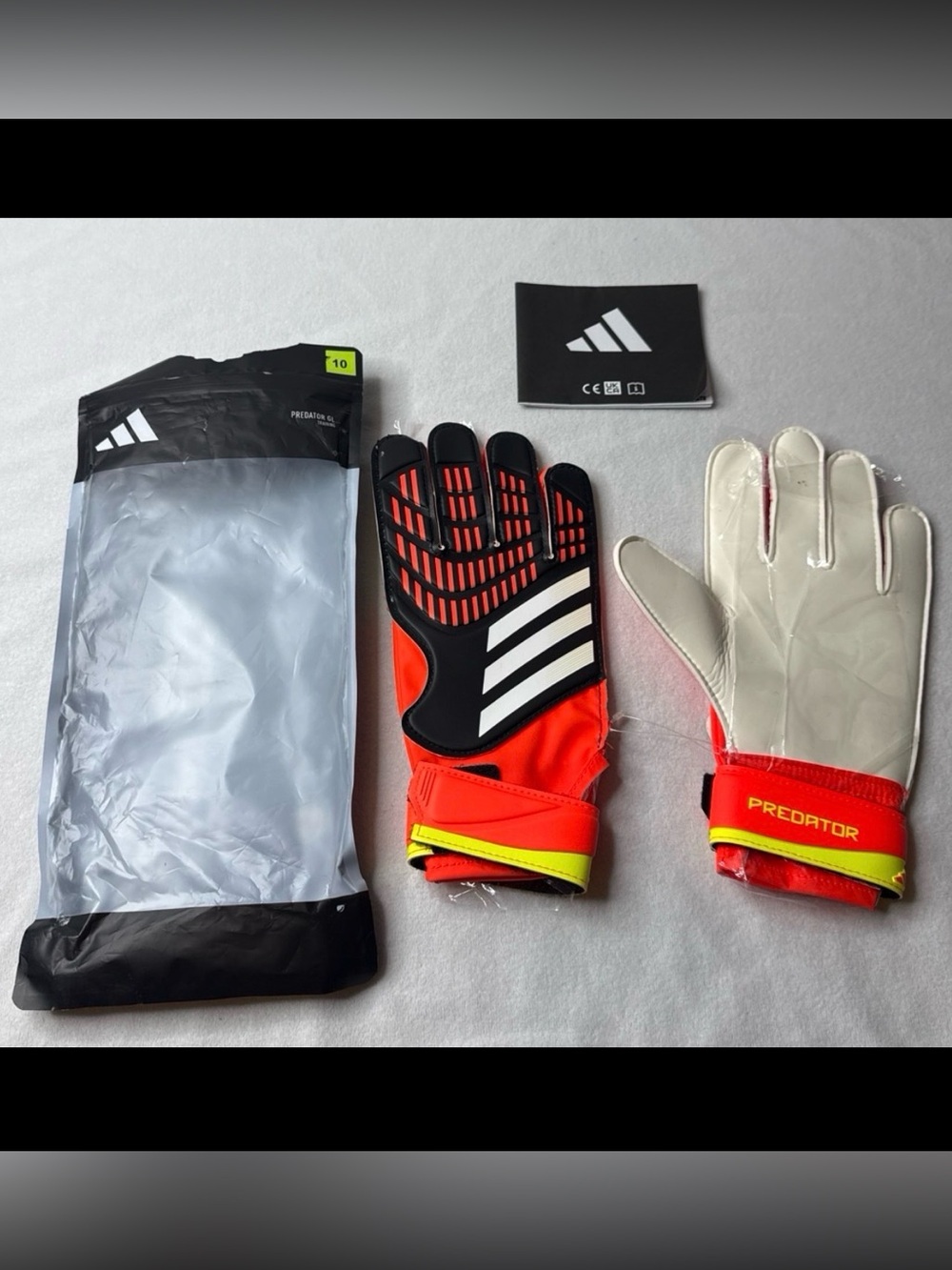 Adidas goal keeper gloves